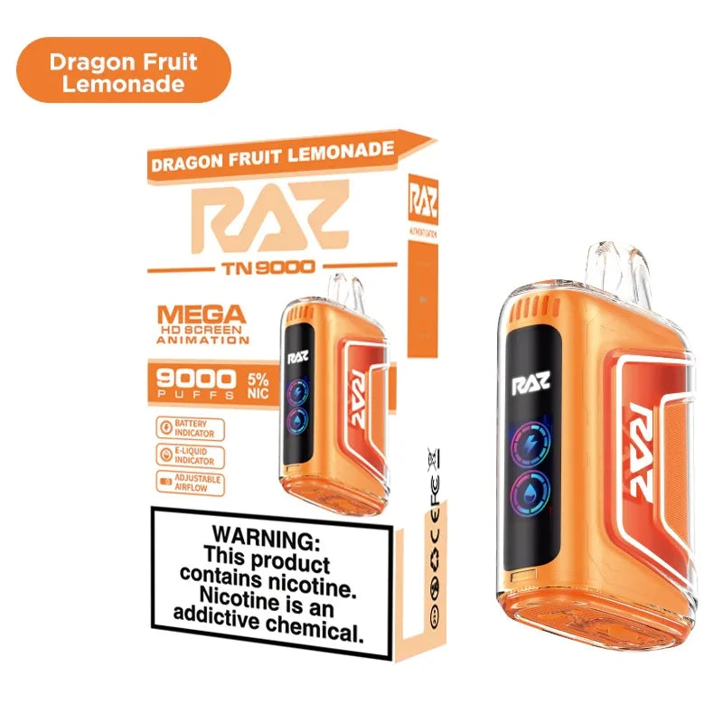 RAZ TN9000 DISPOSIBLE | 5ct | 1 Boxs