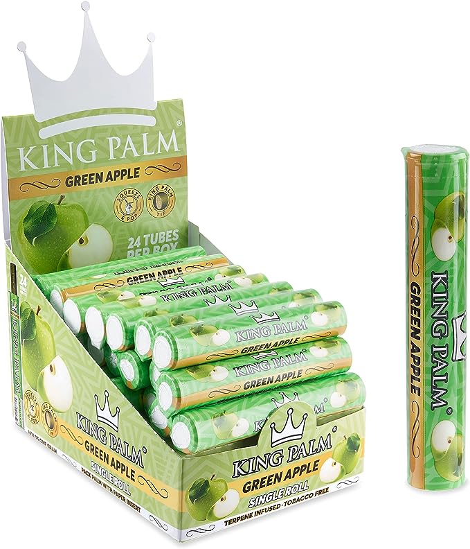 King Palm Mini Terpene Infused Single Rolls - 24ct | 1 Box