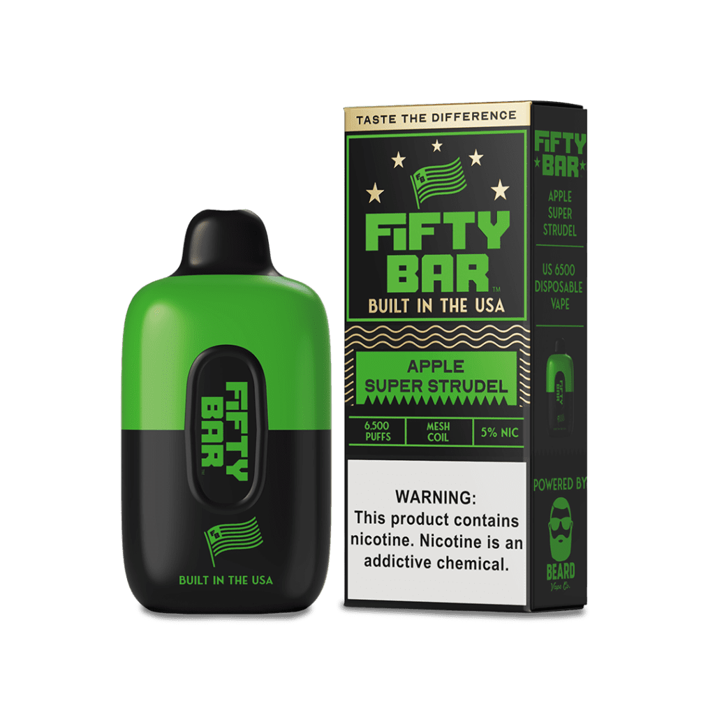 Fifty Bar Disposable Vape 6,500- %5 - 5ct | 1 Box