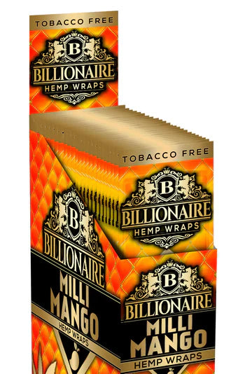 Billionaire Hemp Wraps -(25 Count) | 1 Box