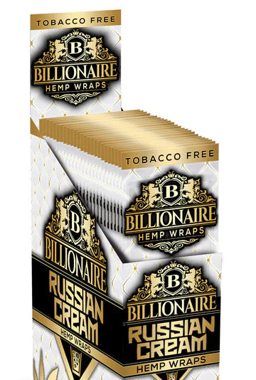 Billionaire Hemp Wraps -(25 Count) | 1 Box