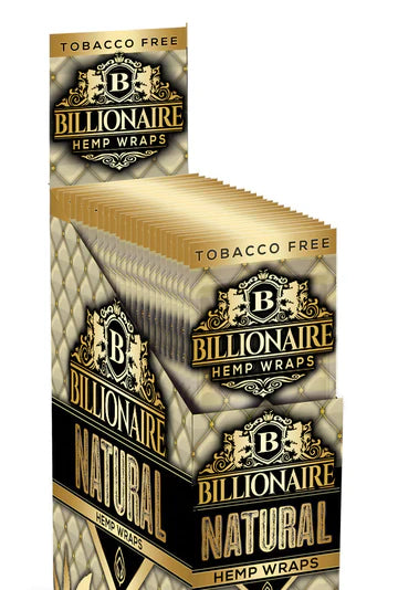 Billionaire Hemp Wraps -(25 Count) | 1 Box