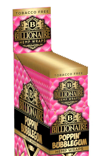 Billionaire Hemp Wraps -(25 Count) | 1 Box