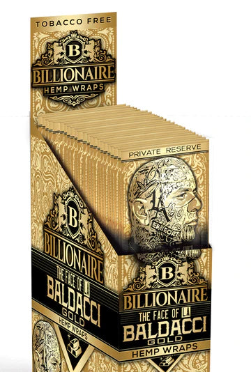 Billionaire Hemp Wraps -(25 Count) | 1 Box