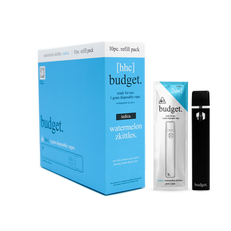 Budget-Ready For Use--1 Gram-HCC- Disposable Vape- 10ct | 1 Box