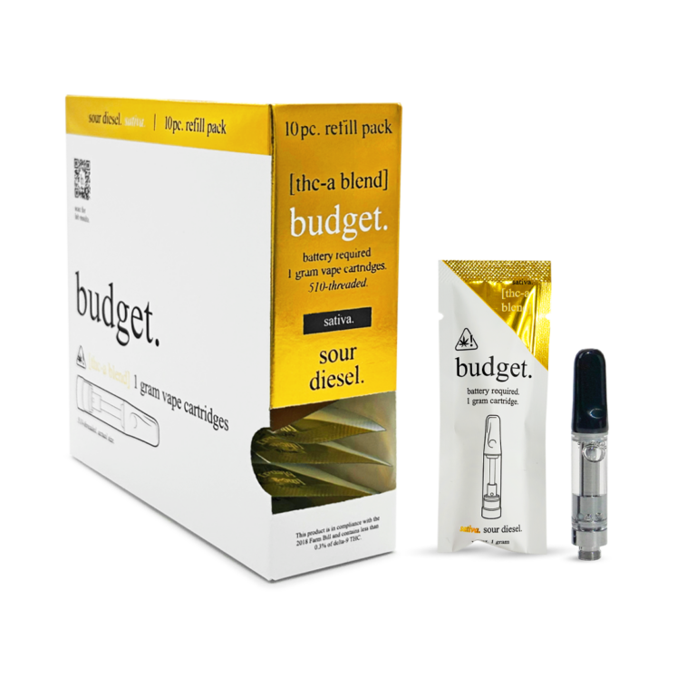 Budget-Cartridges-1 Gram-THCA- 10ct | 1 Box