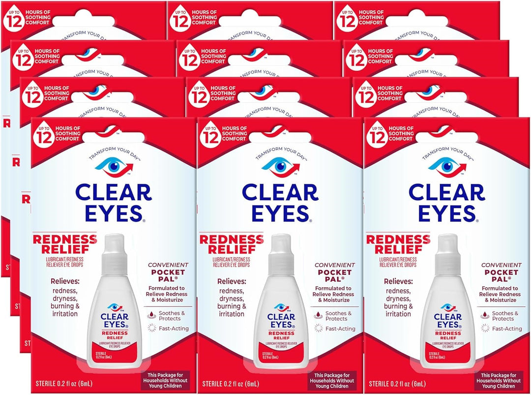 CLEAR EYES 0.2Z RED/RELF 12CT*