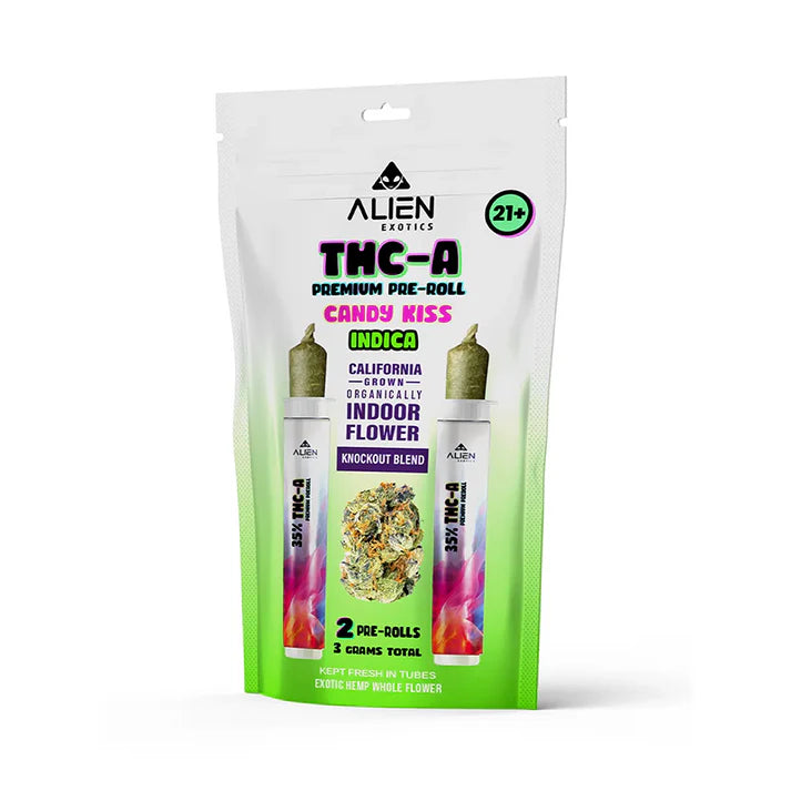 ALIEN EXOTIC KNOCKOUT BLEND THC- A PREROLL 3GM 10PK