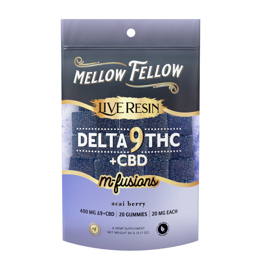 Mellow Fellow -Live Resin Edibles-400mg-20ct | 1 Pack