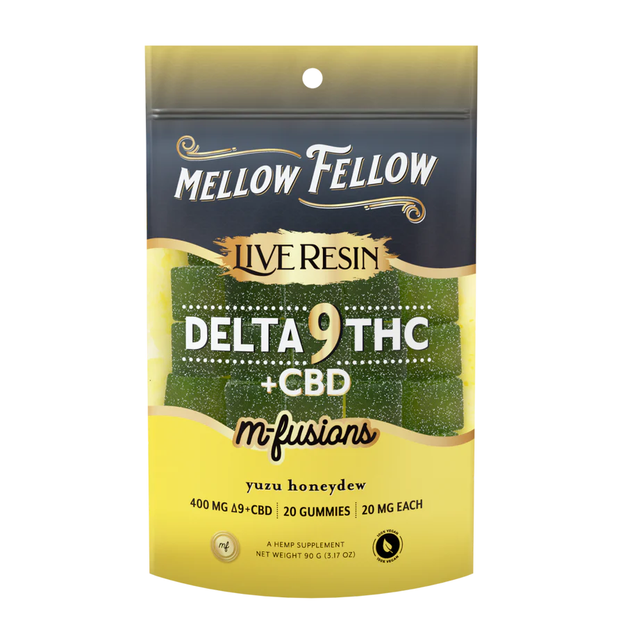 Mellow Fellow -Live Resin Edibles-400mg-20ct | 1 Pack