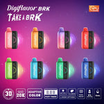 Load image into Gallery viewer, Digiflavor BRK Pod Powered by Geek Bar- 20K Puff - 5ct | 1 Box
