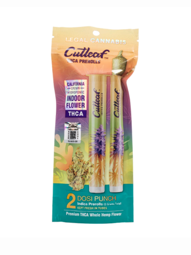 CUT LEAF THCA PRE-ROLLS 2GM 2PK|10CT