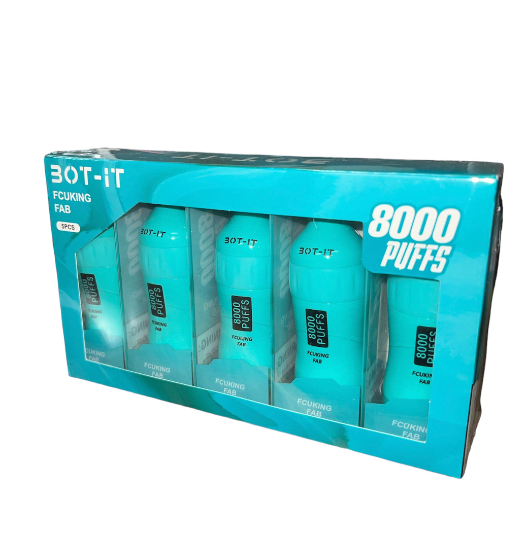 Bot-It Disposable Vape Full Box -Fcuking Fab- 5ct | 1 Box