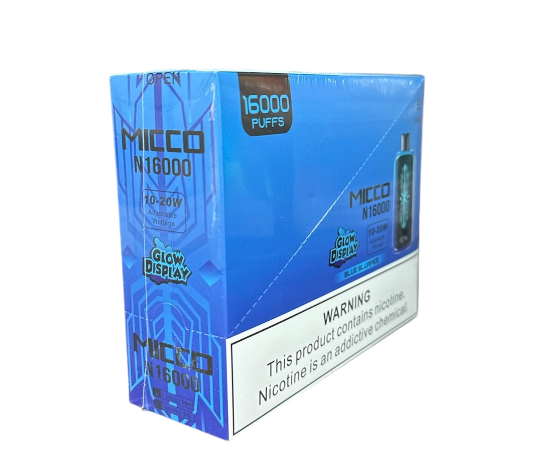 Micco 16000 Puffs Disposable Vape -5ct | 1 Box