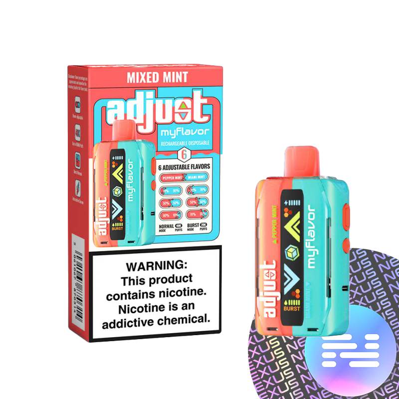 Adjust My Cool Vape Disposable - 40K Puff - 5ct | 1 Box