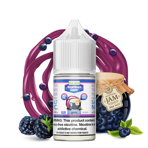 Pod Juice-Salt-E-Liquid(Flavors)- 55MG(Strength) | 30ML | 1ct