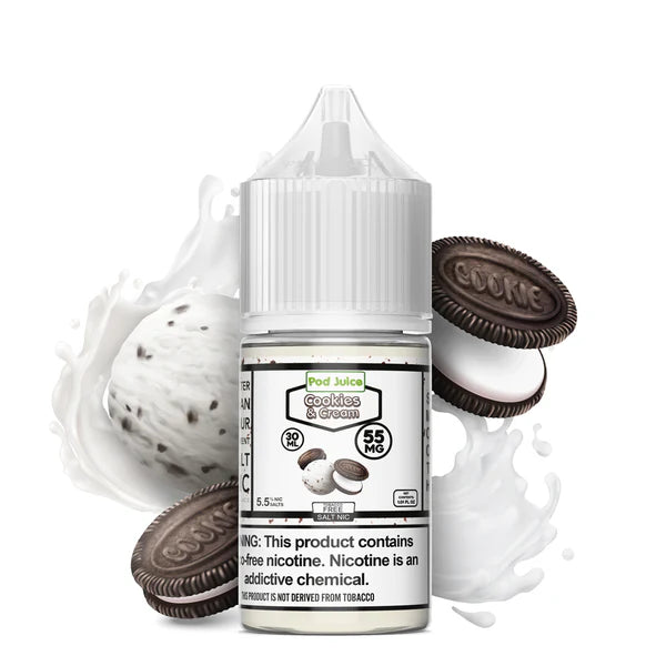 Pod Juice-Salt-E-Liquid(Flavors)- 55MG(Strength) | 30ML | 1ct