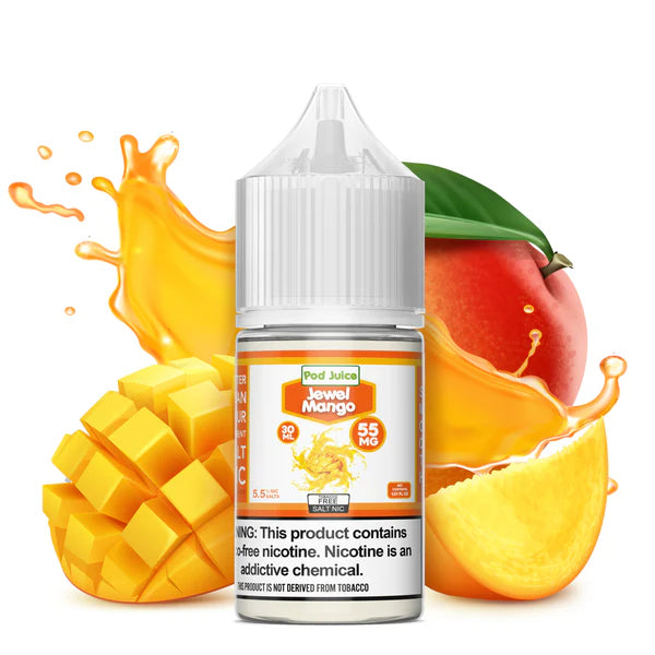 Pod Juice-Salt-E-Liquid(Flavors)- 55MG(Strength) | 30ML | 1ct