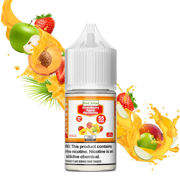 Pod Juice-Salt-E-Liquid(Flavors)- 55MG(Strength) | 30ML | 1ct