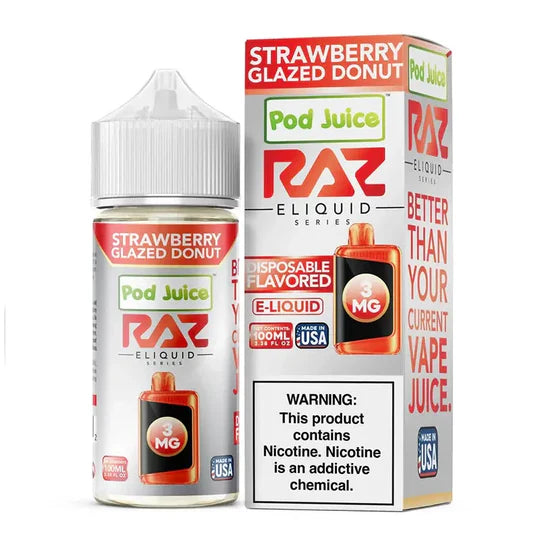 POD Juice x *RAZ Series*- 3mg(Nicotine) E-Liquid | 100ML | 1ct