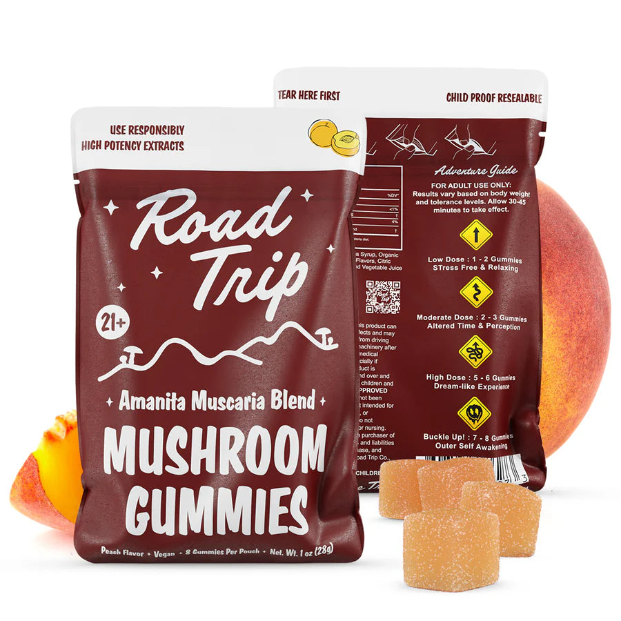 Road Trip-Mushroom Gummies-(8pcs)-1ct