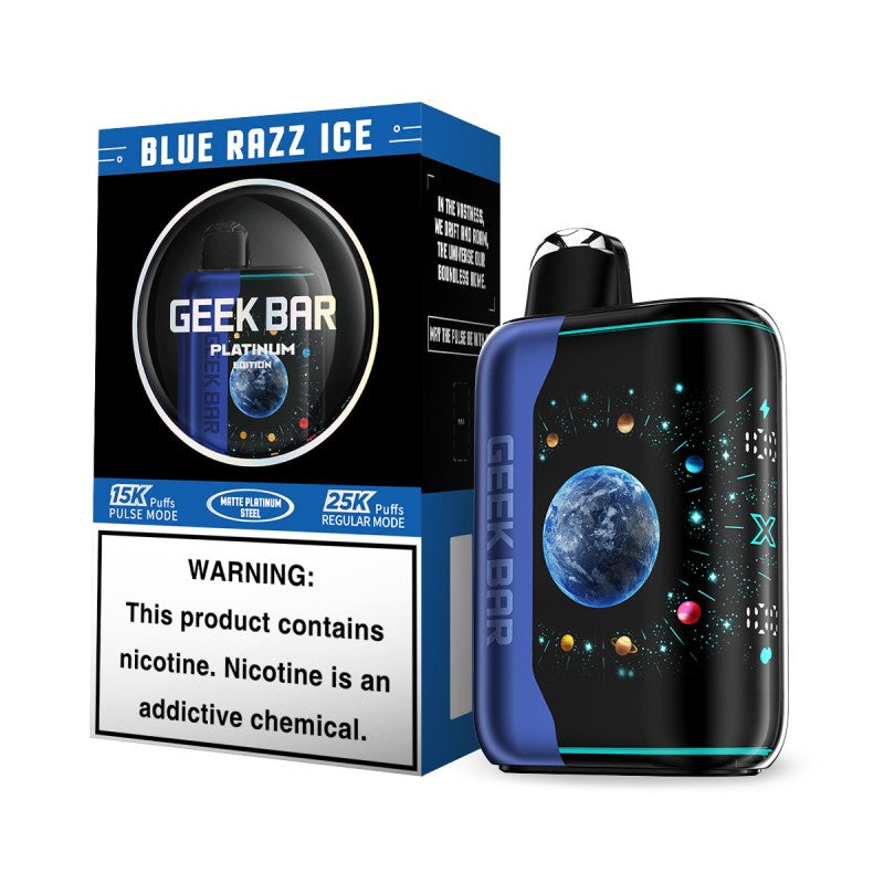 Geek Bar Pulse X Platinum- 25k Puff- 5ct | 1 Box