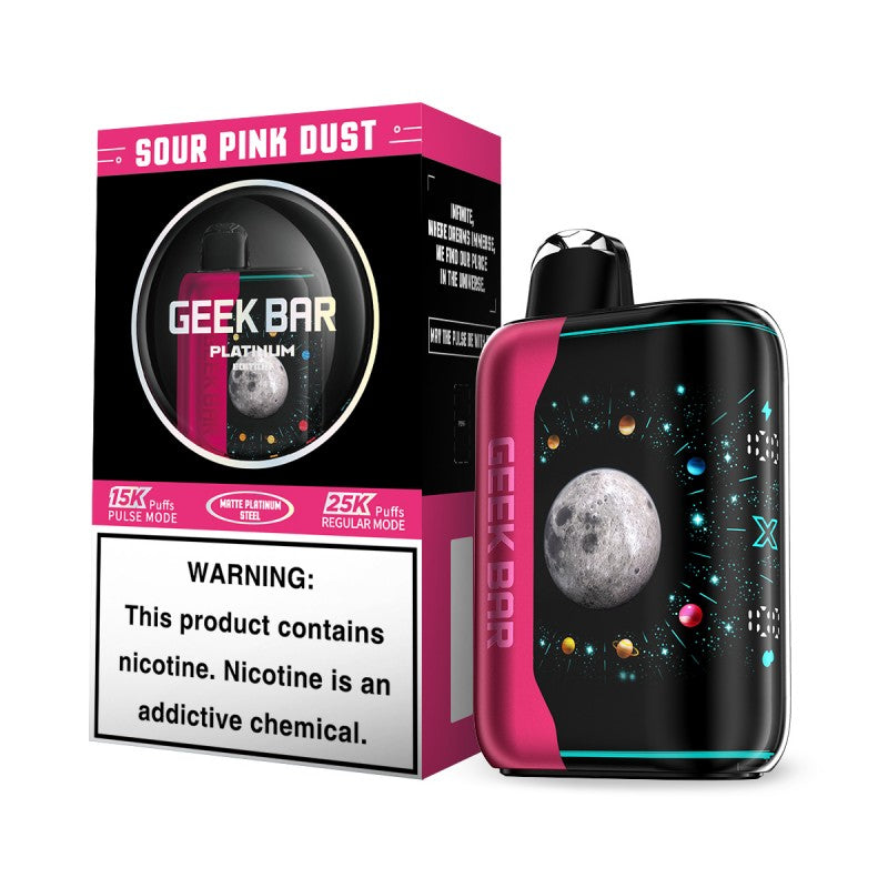 Geek Bar Pulse X Platinum- 25k Puff- 5ct | 1 Box