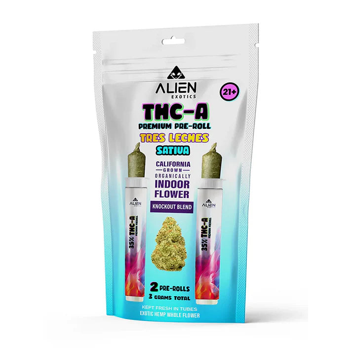 ALIEN EXOTIC KNOCKOUT BLEND THC- A PREROLL 3GM 10PK