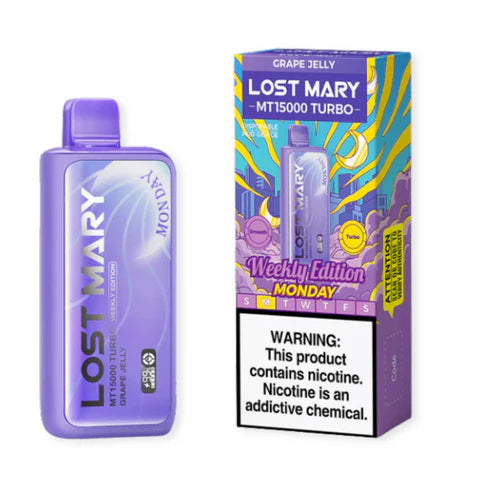 Lost Mary-MT15k Puff-Turbo- 5ct | 1 Box