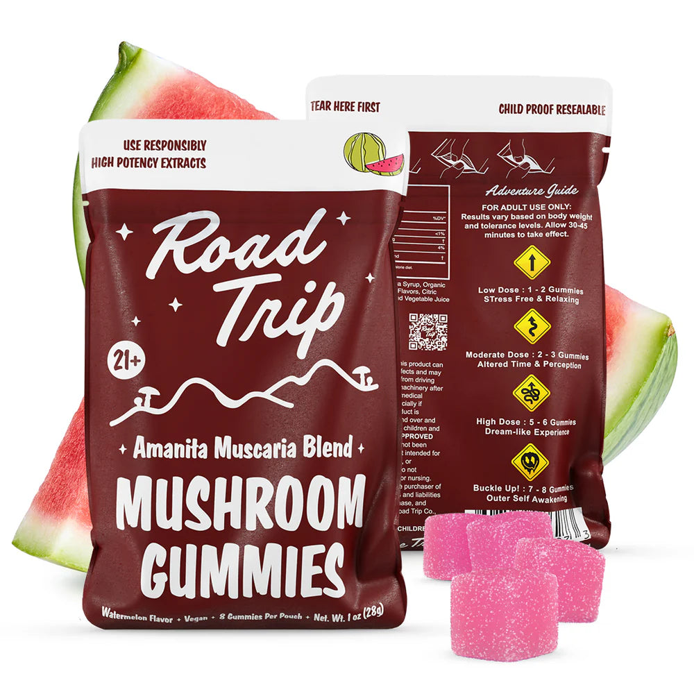 Road Trip-Mushroom Gummies-(8pcs)-1ct