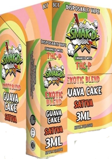 Smak’d Exotic Blend Disposable THC Vape -3ML- 8ct | 1 Box