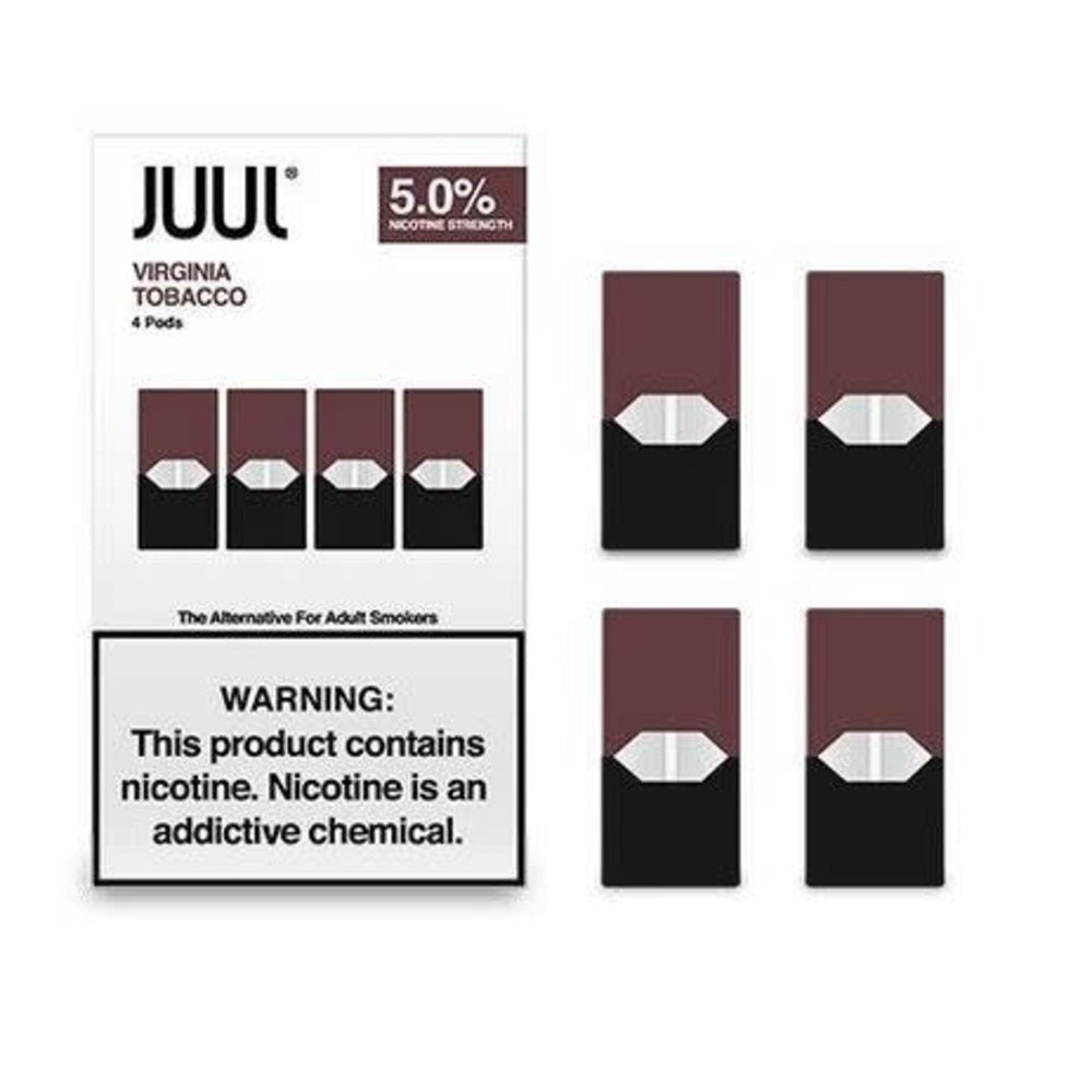 JUUL Virginia Tobacco Pods 4PK/5% - 8 ct | 1 Box