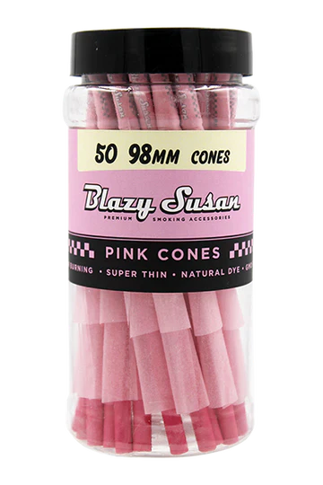 BLAZY SUSAN PINK CONES 98mm 50CT-