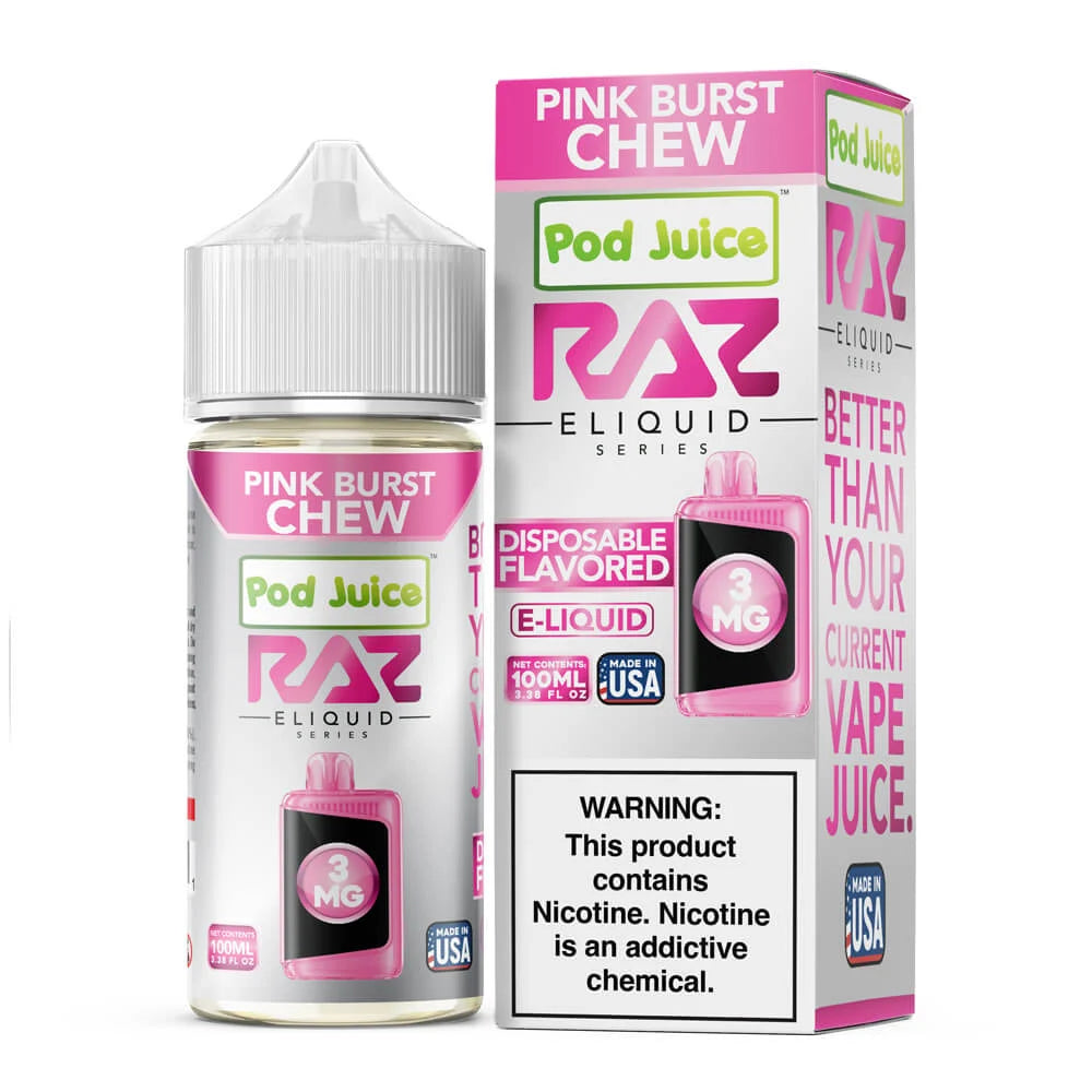 POD Juice x *RAZ Series*- 3mg(Nicotine) E-Liquid | 100ML | 1ct