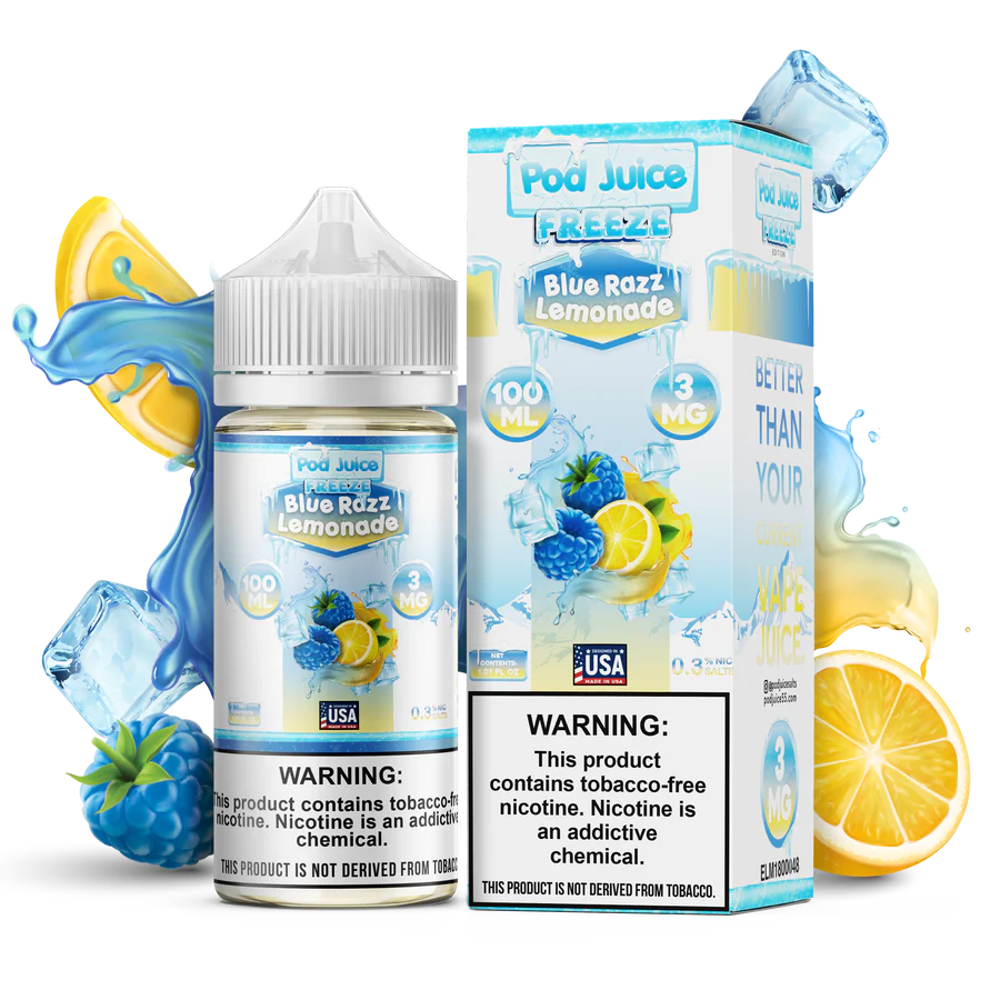 POD Juice- E-Lquid- 0mg(Strength) E-Liquid | 100ML | 1ct