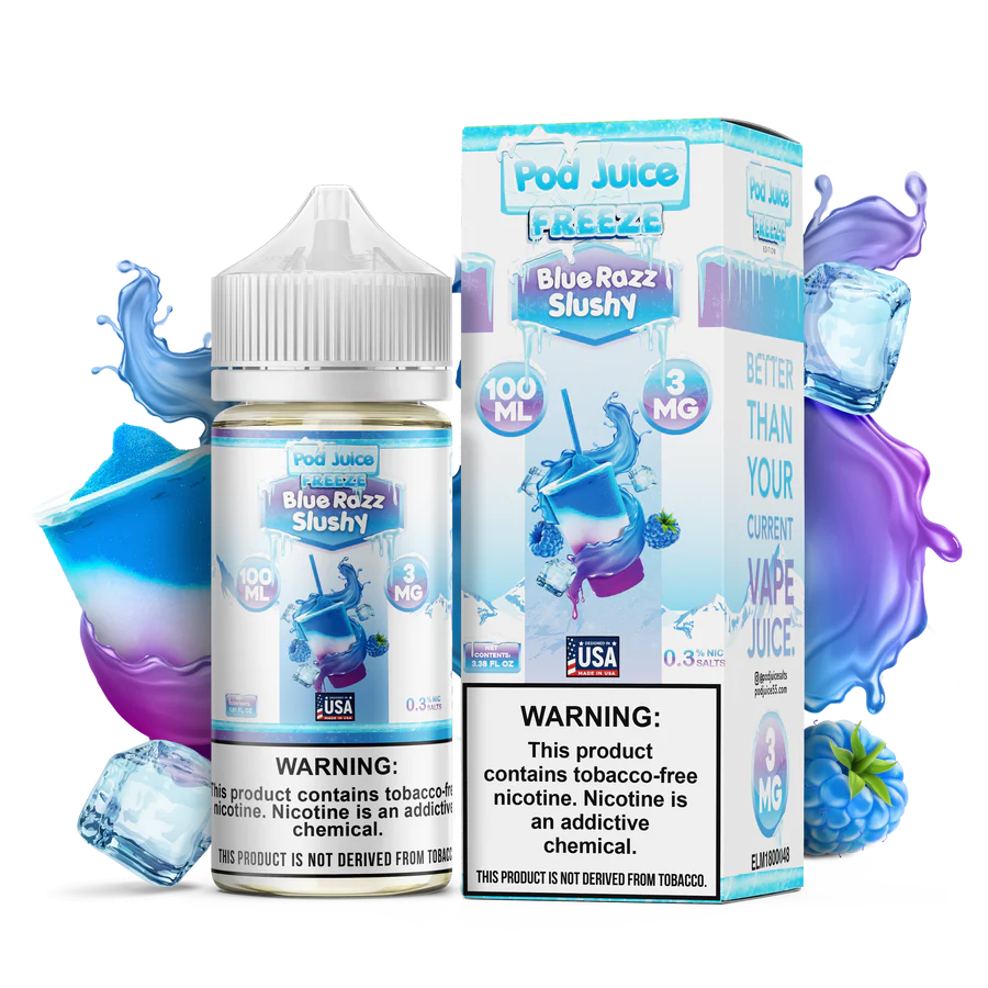 POD Juice- E-Lquid- 0mg(Strength) E-Liquid | 100ML | 1ct