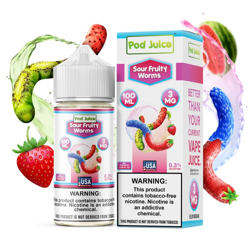 POD Juice- E-Lquid- 0mg(Strength) E-Liquid | 100ML | 1ct