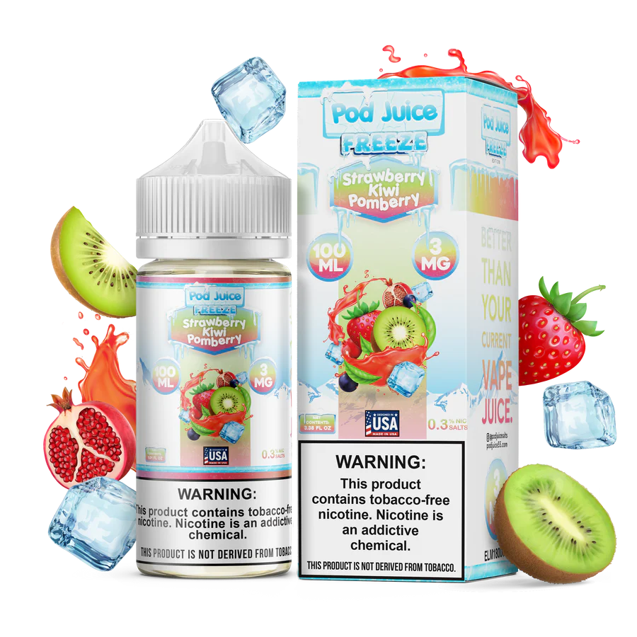 POD Juice- E-Lquid- 3mg(Strength) E-Liquid | 100ML | 1ct