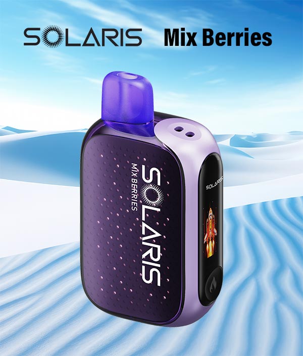 Solaris 25000 Puff 1st Solar Charging Disposible | 5ct | 1 Box