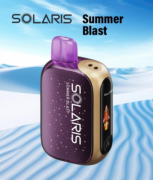 Solaris 25000 Puff 1st Solar Charging Disposible | 5ct | 1 Box