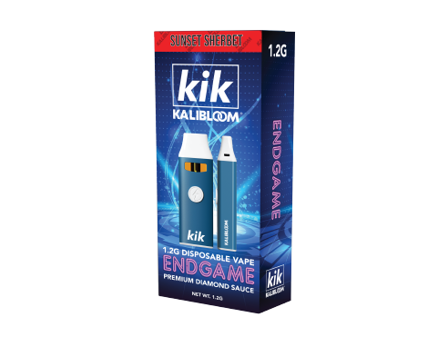 Kik Endgame 1.2G THC Disposable Vape by Kalibloom- 5ct | 1 Box