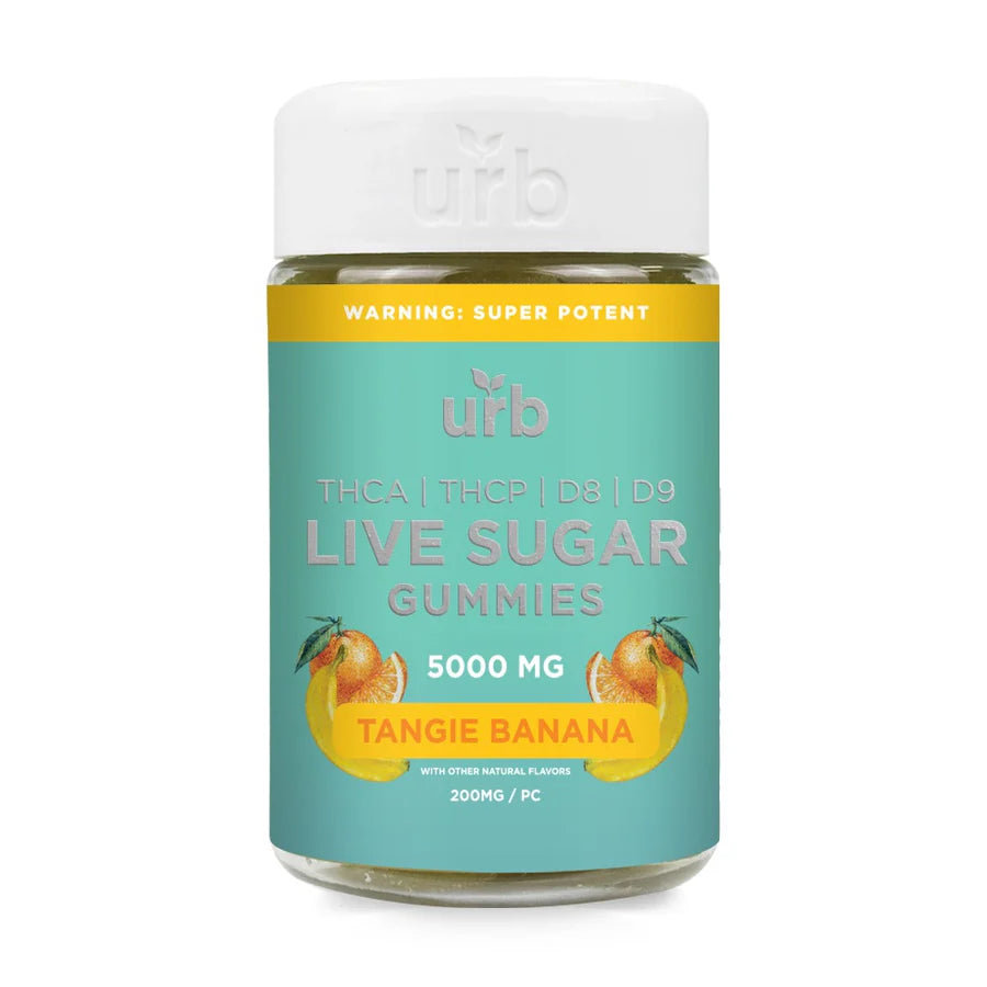 URB THCA Live Sugar Gummies - 5,000 mg (25 pcs) - 1 ct