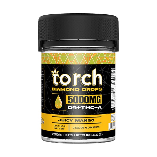 Torch Diamond Drops Vegan Gummies | 20pcs | 5000MG| 1ct